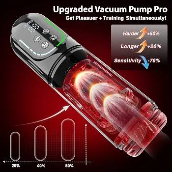 Buy 7-in-1 Male Stroker – Thrusting, Rotating, Vibrating, Suction & Licking Functions with LCD App Control in Lebanon — Vexa Store