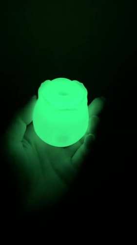 Buy Glow in the Dark Rose Clitoral Suction Vibrator – Rechargeable Air Pulse Silicone Vibrator in Lebanon — Vexa Store